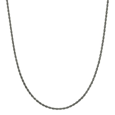 sizes 16-30 inch Sterling Silver 2mm ROUND BOX Chain Necklace for Men & Women Medium Thin Nickel Free Italy 